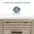 thumbnail image 3 of Evolur Kyoto Night Stand In Brown Stone, Spacious Drawers With Ball Bearing Glides, 3 of 15