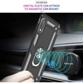 thumbnail image 6 of Samsung A10E Phone Case, Galaxy A10E Phone Case with Screen Protector, Military Grade Protective Cases with Ring for Samsung Galaxy A10E (Black), 6 of 14