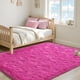 thumbnail image 3 of Alfombra ISEAU Fluffy Soft Shaggy 91x152 cm Rosa intenso, 3 of 9