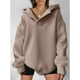 thumbnail image 4 of Luniro Hoodies for Women Oversized Pullover Sweatshirts Fall Winter Trendy Fashion Clothes, 4 of 8