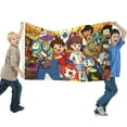 thumbnail image 2 of Yokai Watch-themed Printed Flag Perfect gift for fans, friends, and family members, and suitable for indoor and outdoor activities, party decorations.16"x24" (40cm×60cm), 2 of 6
