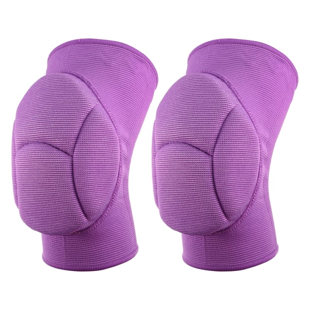 Rodilleras protectoras deportivas Unique Bargains Transpirable Flexible Poliéster Púrpura Talla M
