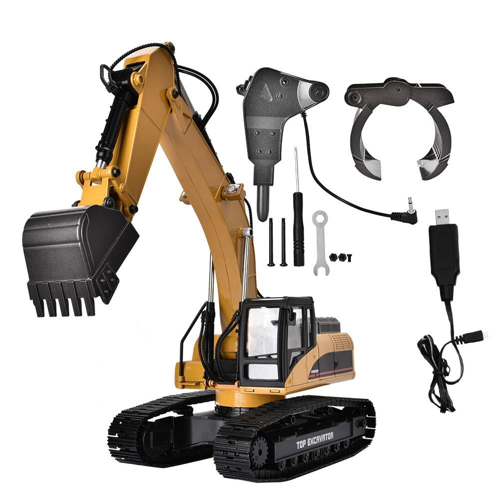 all metal rc excavator