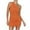 Orange, variant on IROINNID Sheath Dress For Women Sleeveless One Shoulder One Shoulder Ruched Skinny Mini Short Dress Strapless Dress
