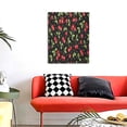 thumbnail image 4 of Sikiie Sweet Red Cherry Print Canvas Decorative Hanging Painting, Anti-shrinkage Hanging Frame, Suitable for Home, Office Wall Decorations, 4 of 6