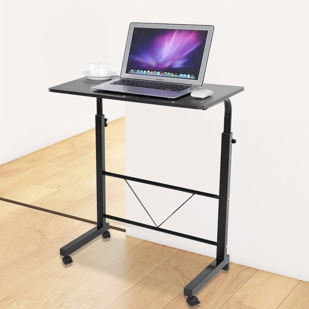 Anauto Laptop Computer Table Height Adjule Standing Desk Over Bed Side With Wheels Movable Sofa Bedside Cart Tray Metal Frame Natural Anauto Laptop Computer Table Height Adjule Standing Desk Over Bed Side With Wheels Movable Sofa Bedside Cart Tray Metal Frame Natural