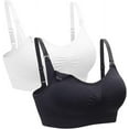 thumbnail image 1 of Lot de 2 Soutien-Gorge d'Allaitement Soutien-Gorge Sans Armatures Soutien-Gorge de Sommeil pour Femmes Soutien-Gorge de Maternité Soutien-Gorge d'Allaitement, 1 of 5