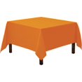 thumbnail image 1 of Nappe Carrée x Nappe Carrée Charbon pour Tables Carrées Ou Rondes en Polyester Lavable, Idéale pour Buffets, Fêtes, Soupers des Fêtes, Mariages et Plus, 1 of 4