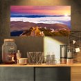 thumbnail image 1 of Foggy Val Gardena Valley Panorama - Extra Large Seashore Canvas Art, 1 of 3