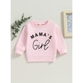 thumbnail image 2 of Cenuakty Kids Baby Girl Boy Sweatshirt Letter Print Long Sleeve Pullovers Autumn Tops for Toddler Cute Clothes, 2 of 9