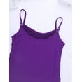 thumbnail image 5 of iEFiEL Kids Girls Sparkly Sequined Dance Top with Front Liner,Sizes 6-16 Purple 14, 5 of 7