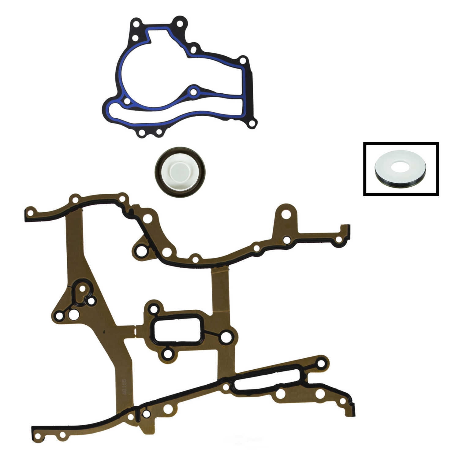 FEL-PRO TCS 46155 Crankshaft Front Seal Set Fits select: 2011-2015 CHEVROLET VOLT, 2014 CADILLAC ELR