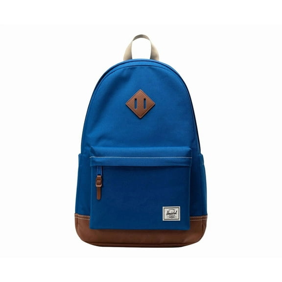 Herschel Heritage Unisex Backpacks Size OS, Color: True Blue/Tan/White Stitch