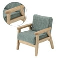 thumbnail image 6 of Doll House Sofa, Paulownia Wood Doll House Sofa 1:12 Doll House Miniature Japanese Style Single Fabric Armchair Sofa,Dollhouse Accessories Furniture Decoration For Living Room, 6 of 8