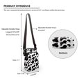 thumbnail image 6 of HELLHERO Polyester Women Messenger Bag Adjustable Shoulder Strap Crossbody Bags for Outdoor Daily Use(Skeleton Playing Guitar with Roses), 6 of 7