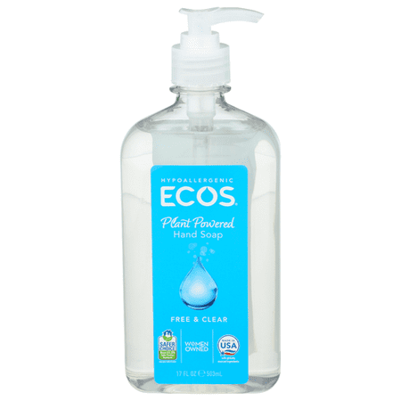(Pack Of 12) ECOS Hand Soap Free Clear 17 Oz