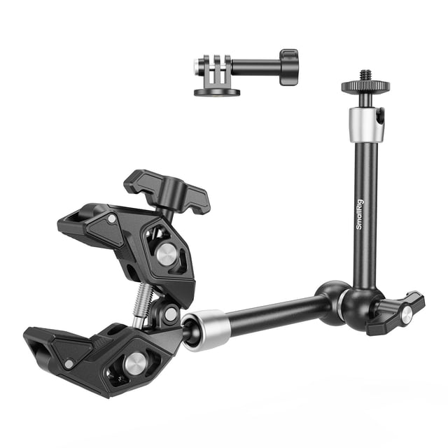 Kit de abrazaderas Magic Arm SMALLRIG con superabrazadera para cámara de 1,5 kg