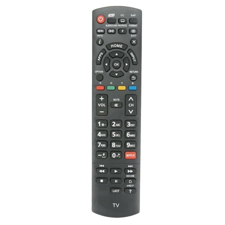 Infared Remote Control N2QAYB000925 Replace for Panasonic TV TC-60AS650U TC-60AS640U TC-55AS680U TC-50AS650UE TC-55AS650U TC-65AX900U
