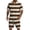 Coffee-C#2327, variant on Hearthz Mens Summer Track Suits 2 Piece Shorts Sets Striped Print Short Sleeve Button Down Shirt and Beach Shorts Set Summer Vacation Outfits for Men with Pockets