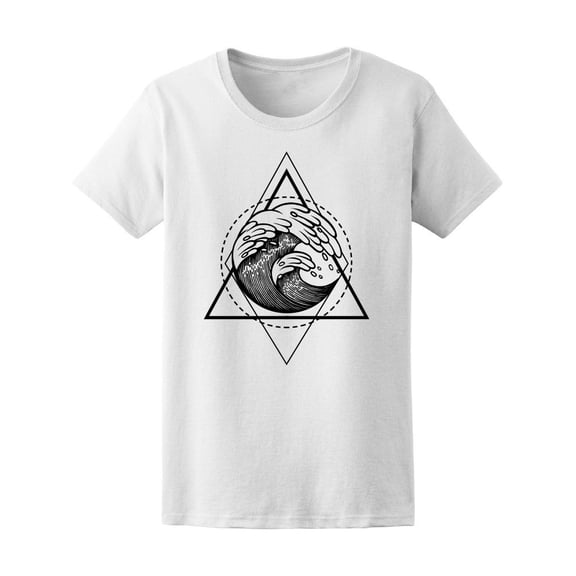 Geometric Waves Tee Men's -Image by Shutterstock