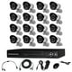 thumbnail image 1 of Kit CCTV 16 Cámaras Exterior Angulo Amplio Video HD 1080p Secucore, 1 of 4