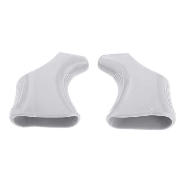 2x Cubiertas de componentes para palancas de freno, funda protectora de alto rendimiento, repuesto Plata