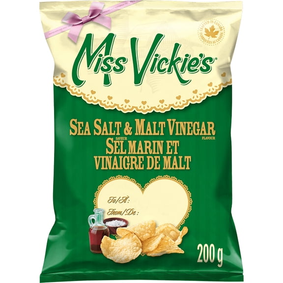 Miss Vickie's Sea Salt & Malt Vinegar Kettle Cooked Potato Chips