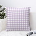 thumbnail image 6 of Rateoe Purple Checkboard Pattern Throw Pillow Cover Premium Pillow Stuffer Sham Square for Decorative Cushion Bed Couch Sofa(Pillow insert not included), 6 of 8