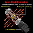 thumbnail image 6 of FAXCARS WT21W LED Back Up Light Bulbs for Ford F150 F250 F350 F450 F550 Super Duty XL XLT Bronco 2021 2022 2023, 6000K Cool White Replacement JL3Z13466F Plug N Play, Pack of 2, 6 of 6