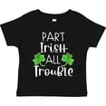 thumbnail image 3 of Inktastic Part Irish All Trouble St. Patrick's Day with Green Clovers Boys or Girls Toddler T-Shirt, 3 of 5