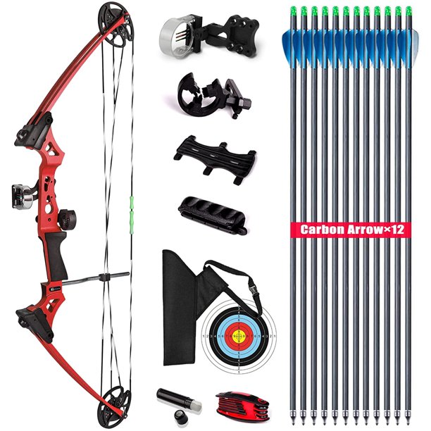 XGeek Youth Compound Bow and Arrow kit, Hunting Compound Bow for Youth