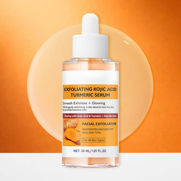 Kokovifyves Skin Care Products Turmeric Exfoliating Serum Cleansing Exfoliating Water 30ml