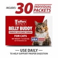 thumbnail image 2 of Jeffers Belly Buddy Cat Probiotic Powder Packets, 30 Count - Veterinary Formulated, Four Probiotic Strains & Vitamins for Gut Health, Diarrhea & Digestive Balance, Chicken Liver Flavor, USA Made, 2 of 8