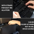 thumbnail image 3 of Generic Foldable Black Plastic Car Backseat Cup Holder and Tray Organizer (Large Size), 3 of 7