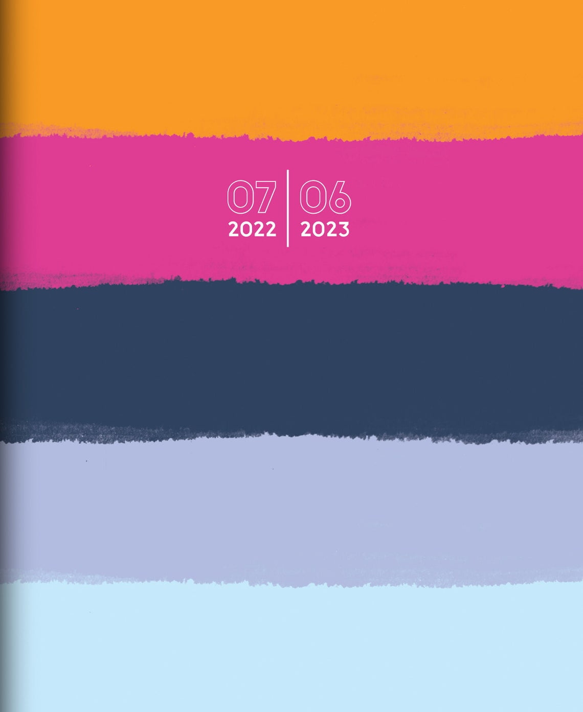 TF Publishing July 2022 - June 2023 Bold Streaks Large Monthly Planner