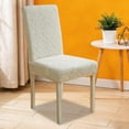 thumbnail image 6 of Fasiaou Chair Covers for Dining Room, Stretch Dining Chair Cover, Washable Spandex Kitchen Parsons Chair Slipcovers, Seat Protector for Home or Party,Beige, 6 of 6