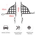 thumbnail image 2 of CheroCar Mesh Cargo Side Net Trunk Side Net Restraint for Jeep Wrangler JK JKU 4 Doors 2007-2017 Black, 2 of 9