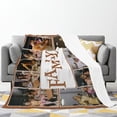 thumbnail image 2 of AISENIN Personalized Blanket Family Soft 10 Photos Customized Blanket with Photos Personalized Gifts Custom Blankets for Women Man Mom Dad Kids New Year Christmas Wedding Anniversary Sofa Bed, 2 of 5
