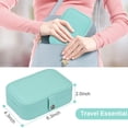 thumbnail image 6 of Jewelry Box Organizer Portable Travel Leather Jewellery Ornaments Case Storage, 6 of 8