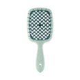 thumbnail image 1 of Peine para desenredar el cabello enredado, peine de masaje ahuecado, peine antiestático, herramientas de peinado de peluquería de salón, 1 of 4