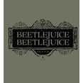 thumbnail image 2 of Beetlejuice Beetlejuice Black Sign Logo Adult Olive Long Sleeve Hoodie-3XL, 2 of 7