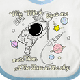 thumbnail image 4 of Inktastic My Mimi Loves Me Boys or Girls Baby Bib, 4 of 4