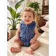 thumbnail image 4 of RUINIXCW Nebworn Baby Halloween Dinosaur Costume Infant Baby Girl Boy Halloween Outfit Fall Winter Warm Plush Sleeveless Hood Romper Playsuit with Tail, 4 of 10