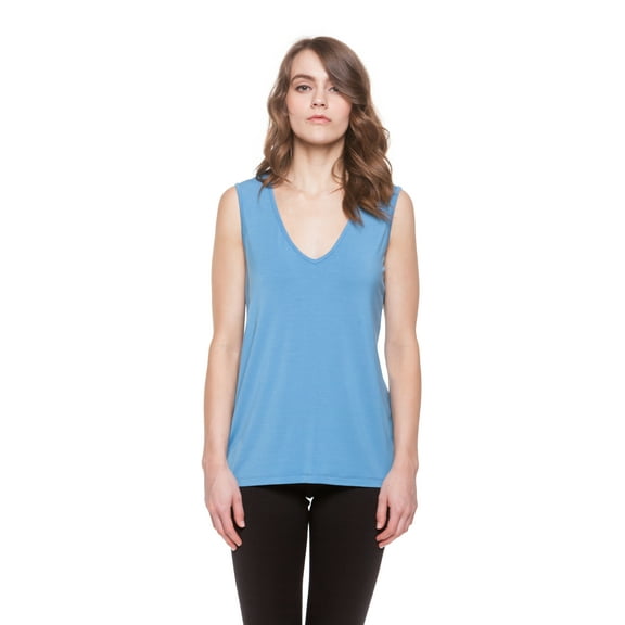 A to Z Sleeveless Modal V Neck Top