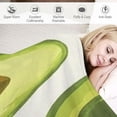 thumbnail image 3 of BCIIG   Avocado Sherpa Blanket for Kids Boys Girls Teens Toddler Cartoon Avocado  Throw Blanket Fruit Plush Blanket Green Yellow Fuzzy Blanket for Sofa Bed Couch,Twin   50x60in, 3 of 6