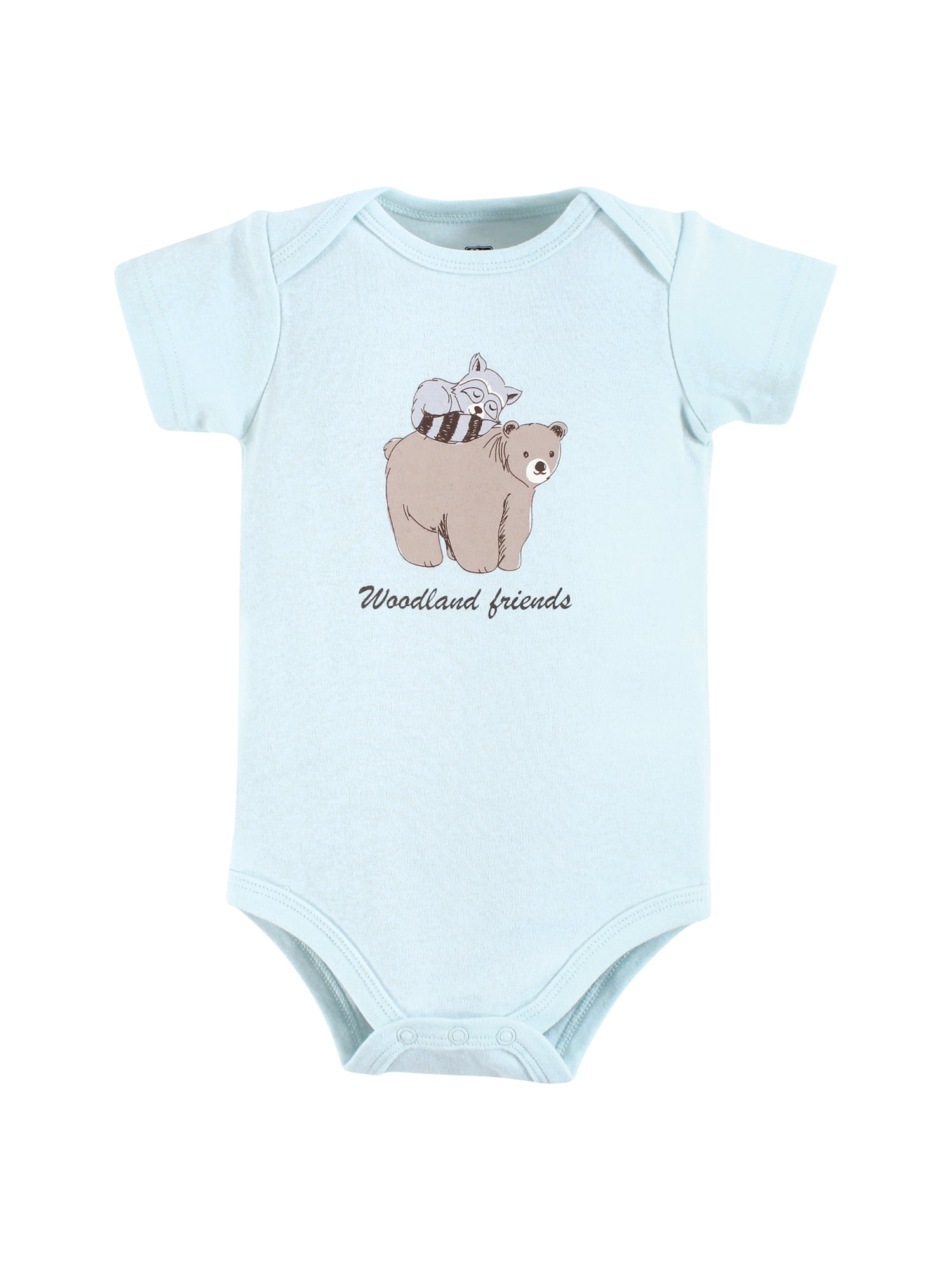 Hudson Baby Bodysuits, 5-Pack, Newborn-18 Months