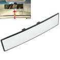 thumbnail image 2 of Nishuna Interior Rearview Mirror Modified Universal Large Field of View Car Mirror Assisted 290MM Curved Mirror (Black), 2 of 2
