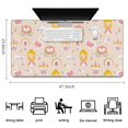 thumbnail image 5 of Long Mouse Pads for Desk,Cute Princess Castle Pattern Desk Mats on Top Of Desks, Desk Mouse Pad Extra Large with 3mm Non-Slip Base and Stitched Edge for Gaming,Office,Work,Home 47.3"x23.6", 5 of 6