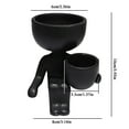 thumbnail image 4 of Humanoid Ceramic Flower Pot Creative Flower Pot Ceramic Crafts, 4 of 5