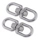 thumbnail image 5 of 2X Hebilla de acero inoxidable anillo universal Hebilla giratoria de 8 anillos M5 2 piezas, 5 of 8